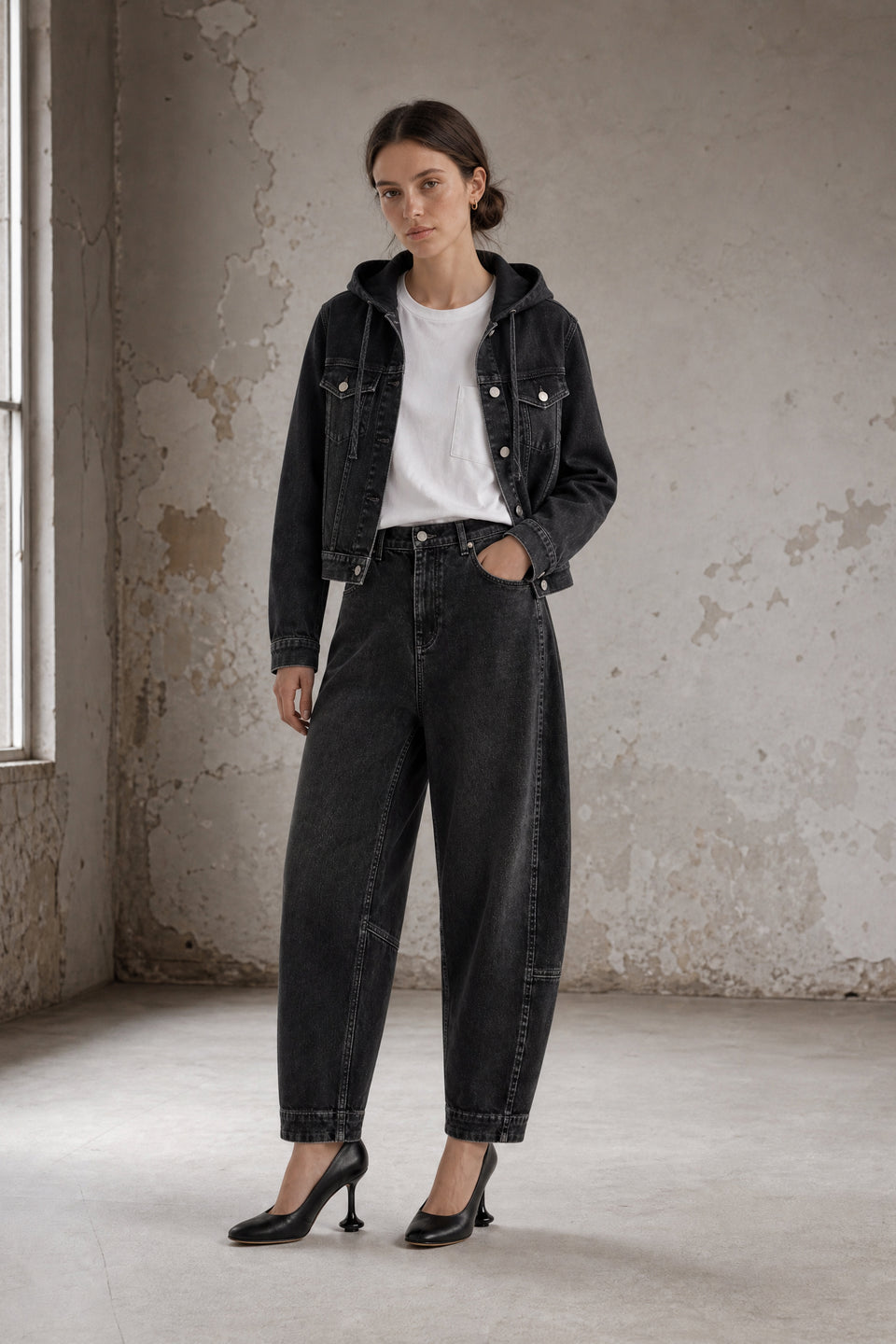 Nevada ultimate barel blue jeans | Faded Black