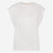 Maria strech viscose logo top | White