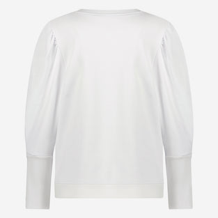 Sweatshirt Buffi Organic Cotton | White