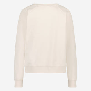 Soft Sweater Logo Organic Cotton | Gardenia