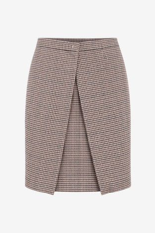 Pastrengo check midi skirt | Multi