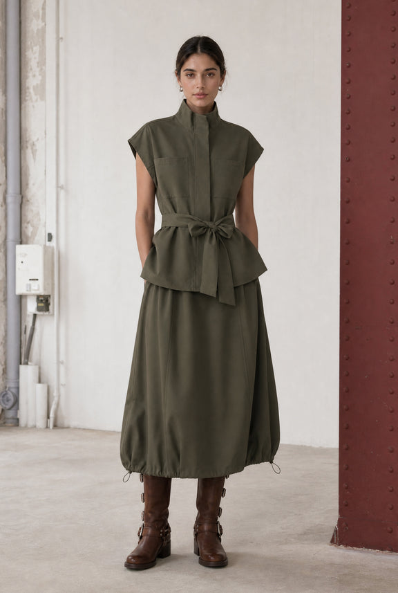 Patricia vest technical jersey | Army