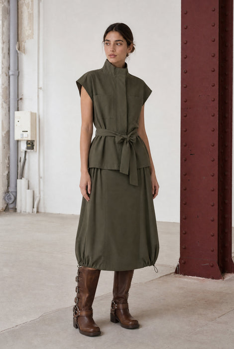 Patricia vest technical jersey | Army