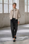 Ponzio wool short sleeve jacket | Beige