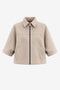 Ponzio wool short sleeve jacket | Beige