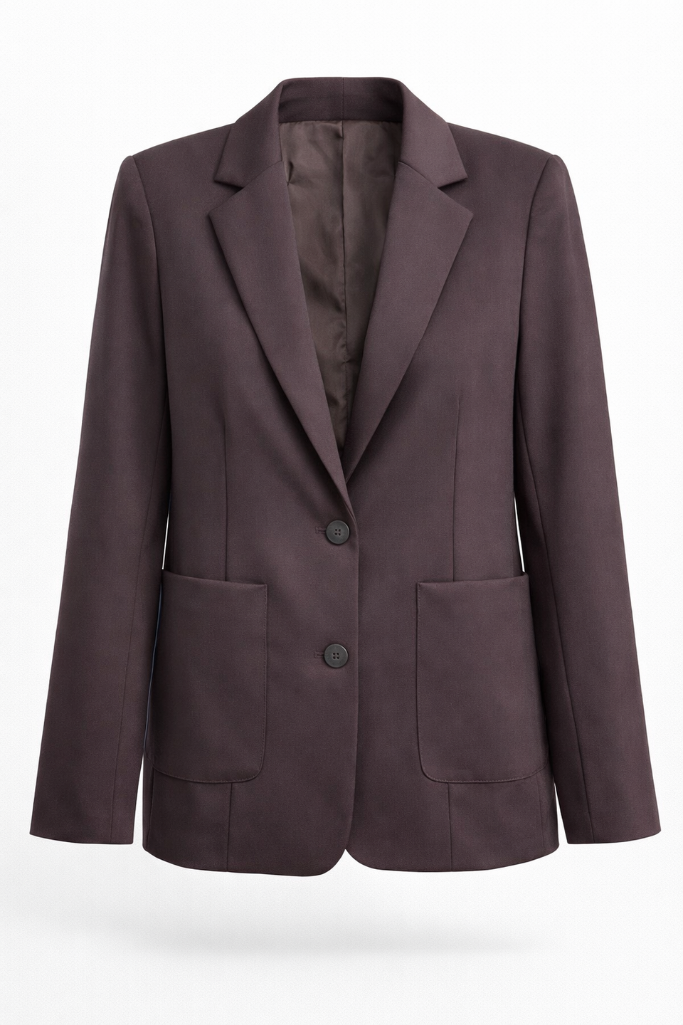 Rango technical jersey blazer | Chocolate