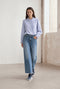 Rina striped blouse | Blue White