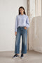 Rina striped blouse | Blue White