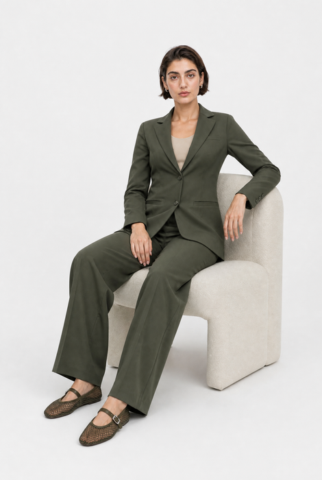 Linda pants technical jersey | Army green