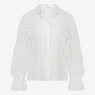 Mima Blouse Technical Jersey | White