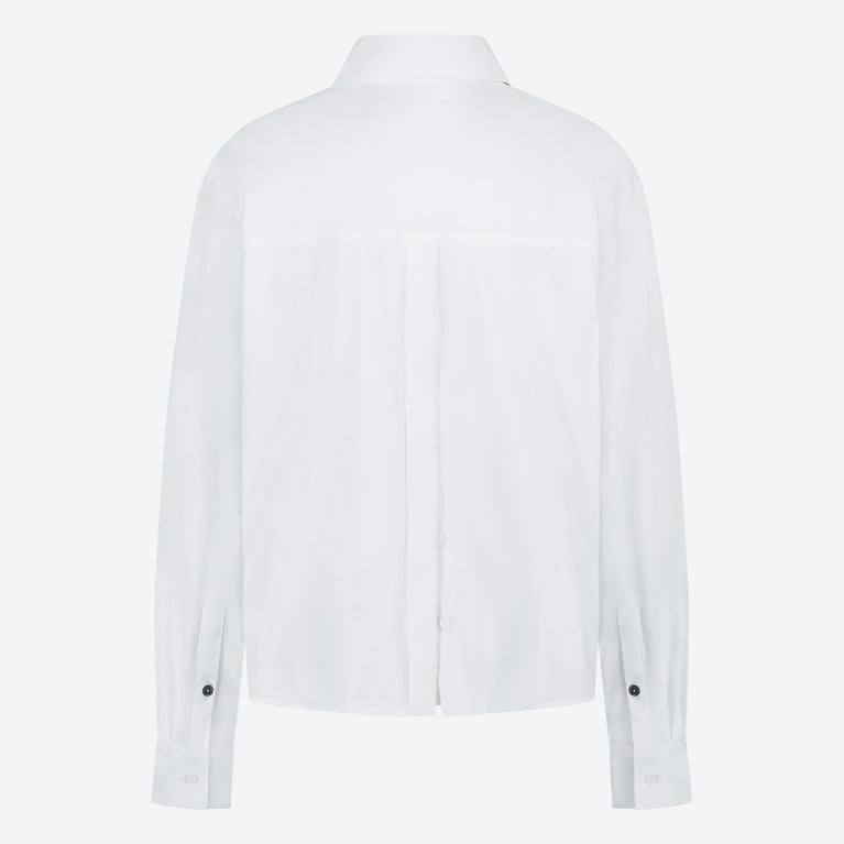 Avine Blouse Technical Jersey | White