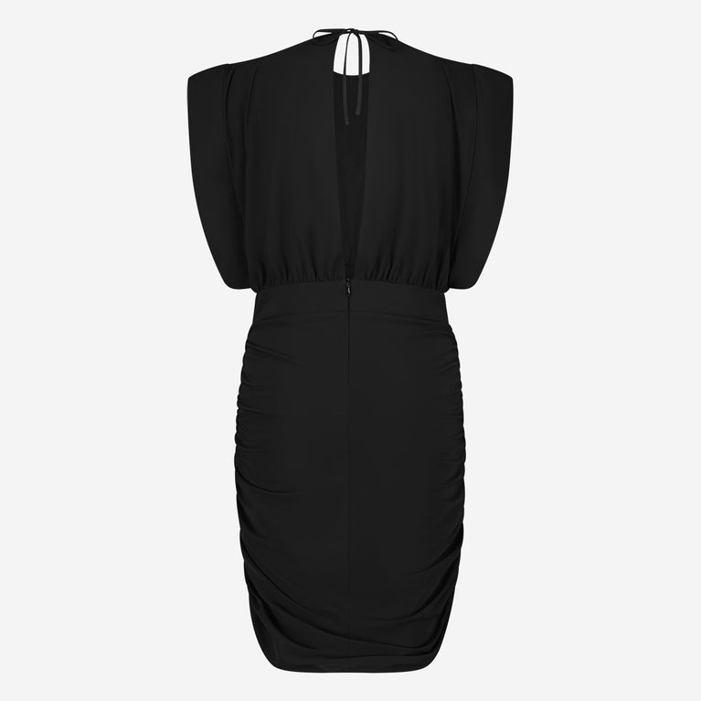 Bina Dress Technical Jersey | Black