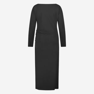Dion Dress Technical Jersey | Black
