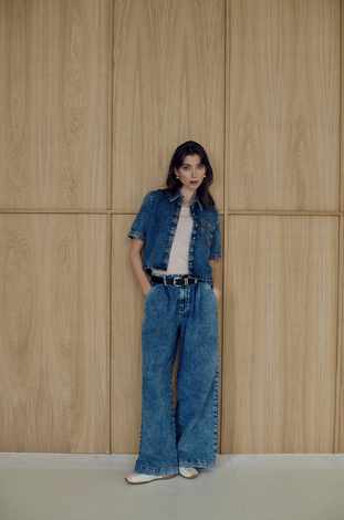 Amaya hopcar loose jeans | Random Blue