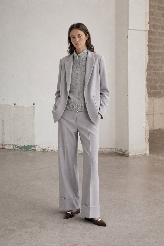 Rango viscose basic blazer | Grigio