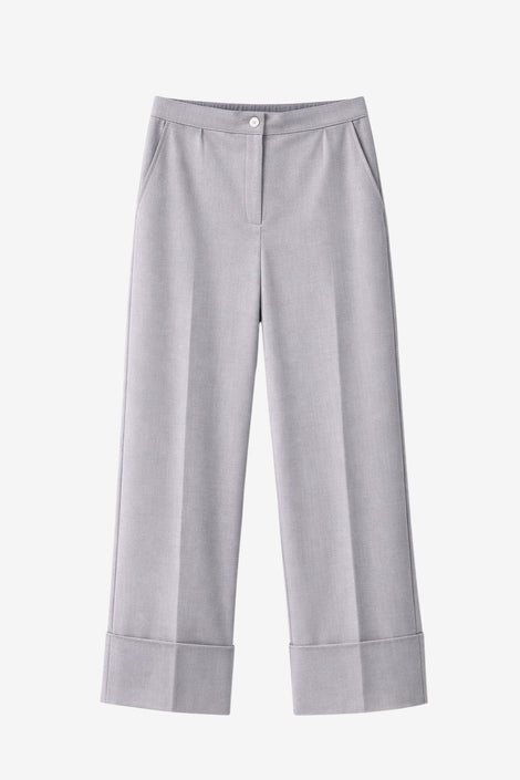 Sirmione viscose flair pants | Grigio