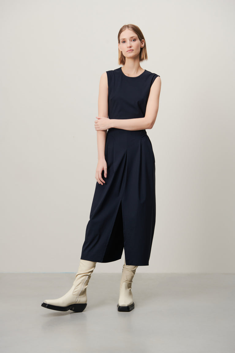 Jackie dress technical jersey | Blue