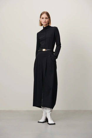 Zarra Top Technical Jersey | Black