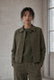 Timmy skuba velvet jacket | Army