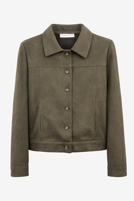 Timmy skuba velvet jacket | Army