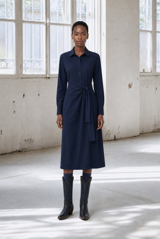 Trydi dress technical jersey | Blue