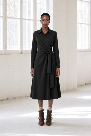 Trydi dress technical jersey | Black