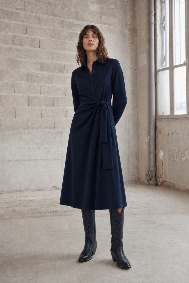 Trydi dress technical jersey | Blue