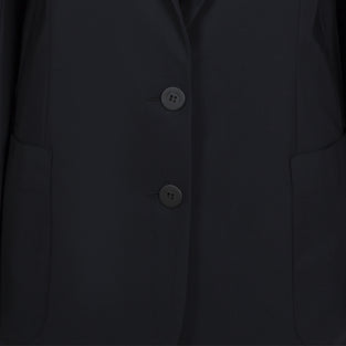Lennard Oversize Blazer Technical Jersey | Black