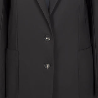 Lennard Oversize Blazer Technical Jersey | Dark Brown