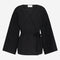 Alvera Blazer Kimono Technical Jersey | Black