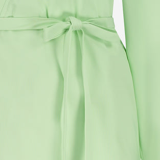 Alvera Blazer Kimono Technical Jersey | Light Green