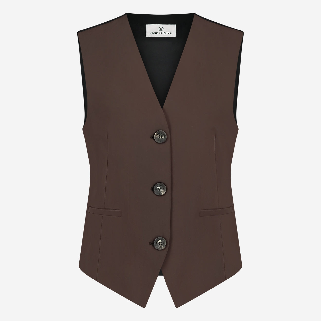 Erik Vest Technical Jersey | Dark Brown