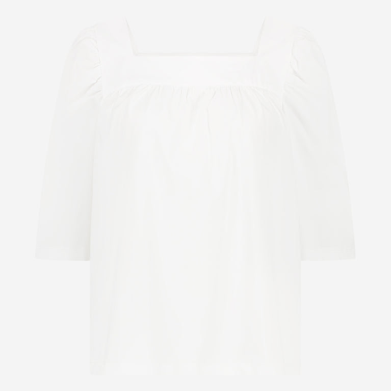 Jasmine Top Technical Jersey | White