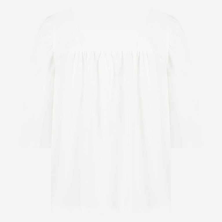 Jasmine Top Technical Jersey | White