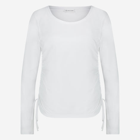 Rosa Top Technical Jersey | White