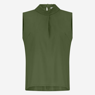 Dolche Vitas WS strech tech jersey top | Oliva green