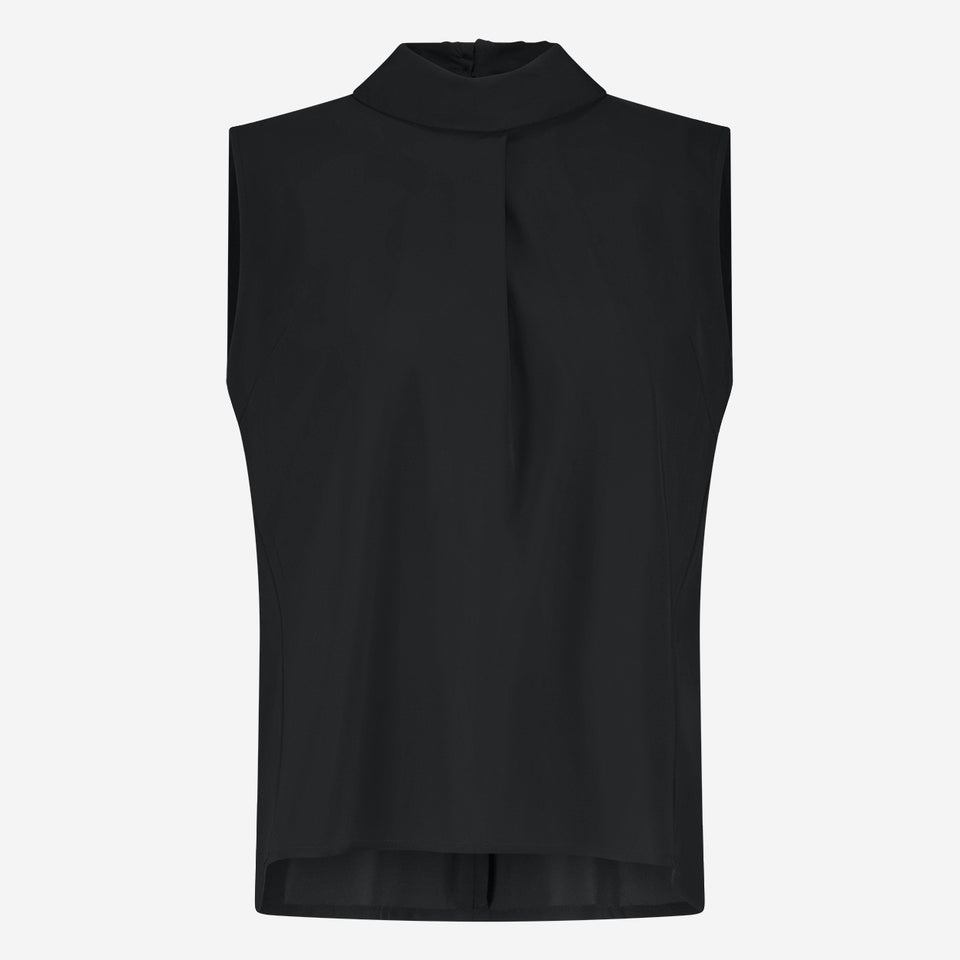 Dolche Vitas WS stretch tech jersey top | Black