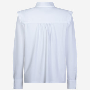 Hanna Blouse Technical Jersey | White