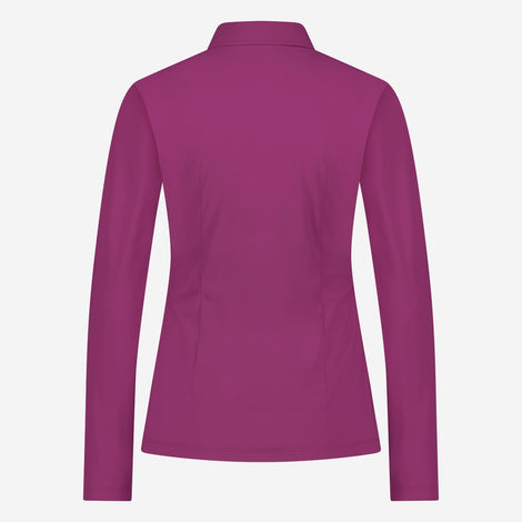 Kikkie Blouse Technical Jersey | Fuxia