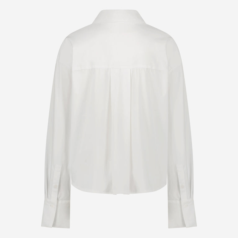 Sally Blouse Technical Jersey | White