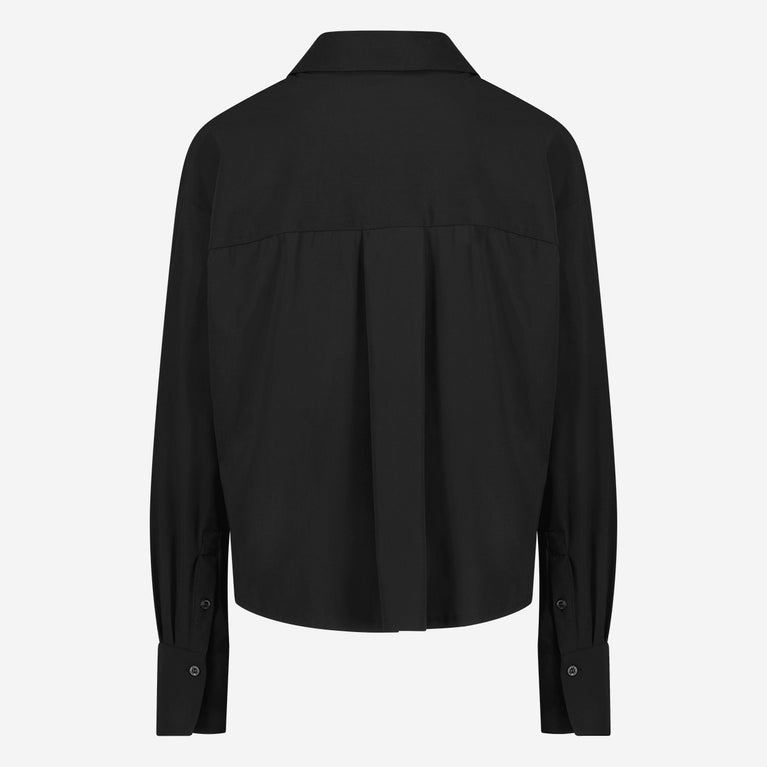 Sally Blouse Technical Jersey | Black