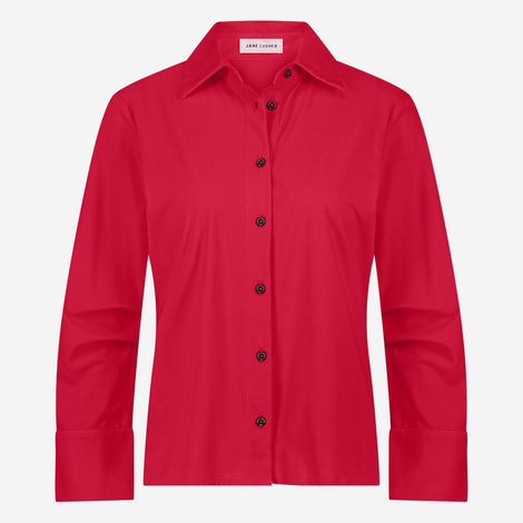 Iva strech technical jersey blouse | Red