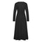 Jessica Dress Long Technical Jersey | Black