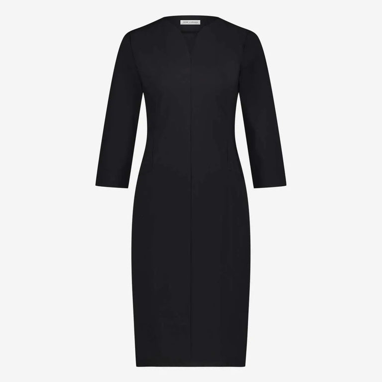 Martina Dress Technical Jersey | Black