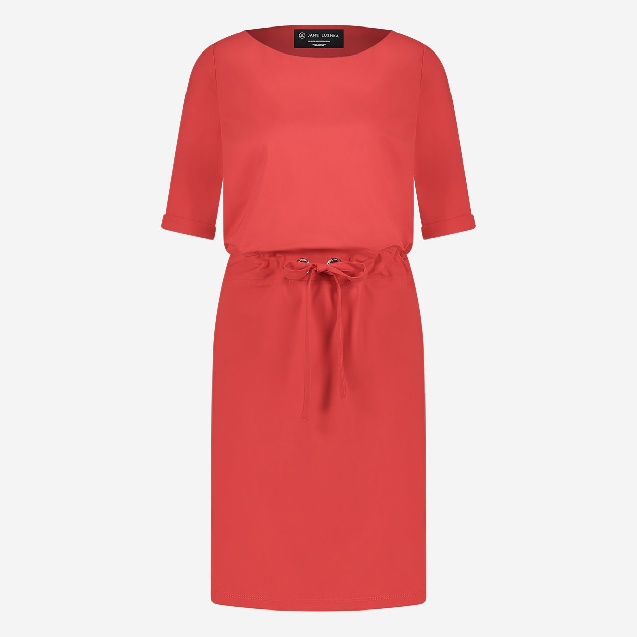 Lea Dress Technical Jersey | Red