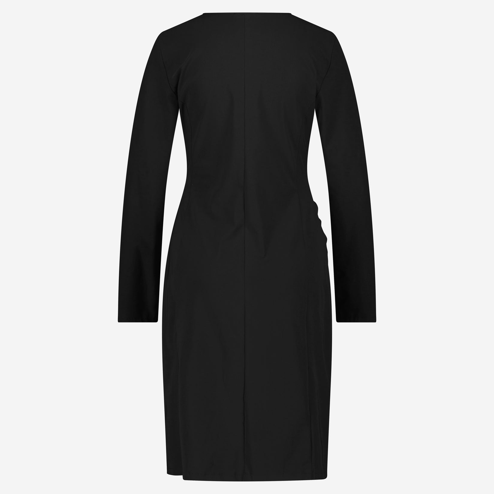 Scarlet Dress-LS Technical Jersey | Black