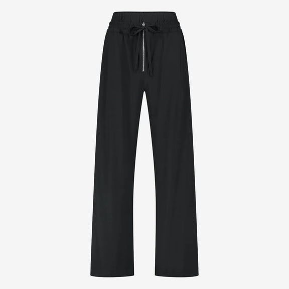 Beril strech technical jersey pants | Black