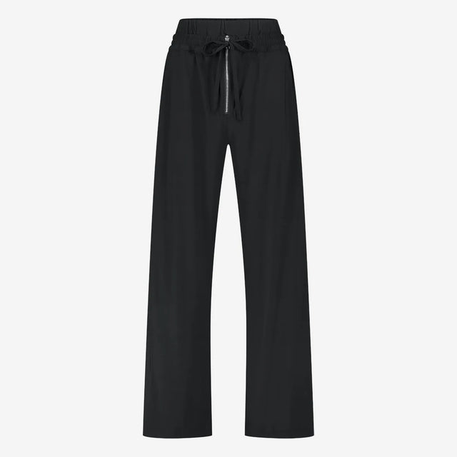 Beril strech technical jersey pants | Black