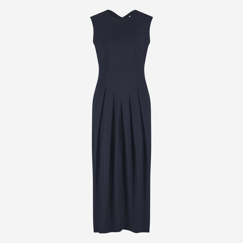 Jacklin stretch technical jersey dress | Blue