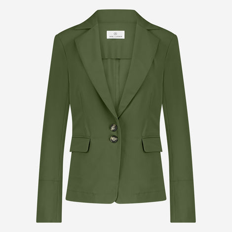 Amsterdam structure tech jersey blazer | Oliva green